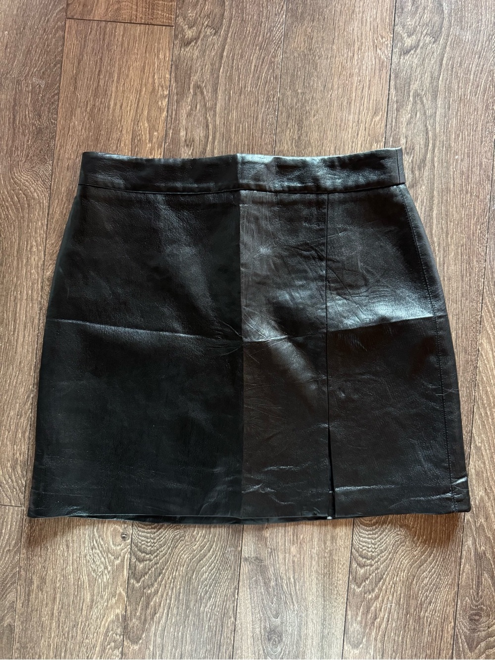 wilfred faux leather skirt